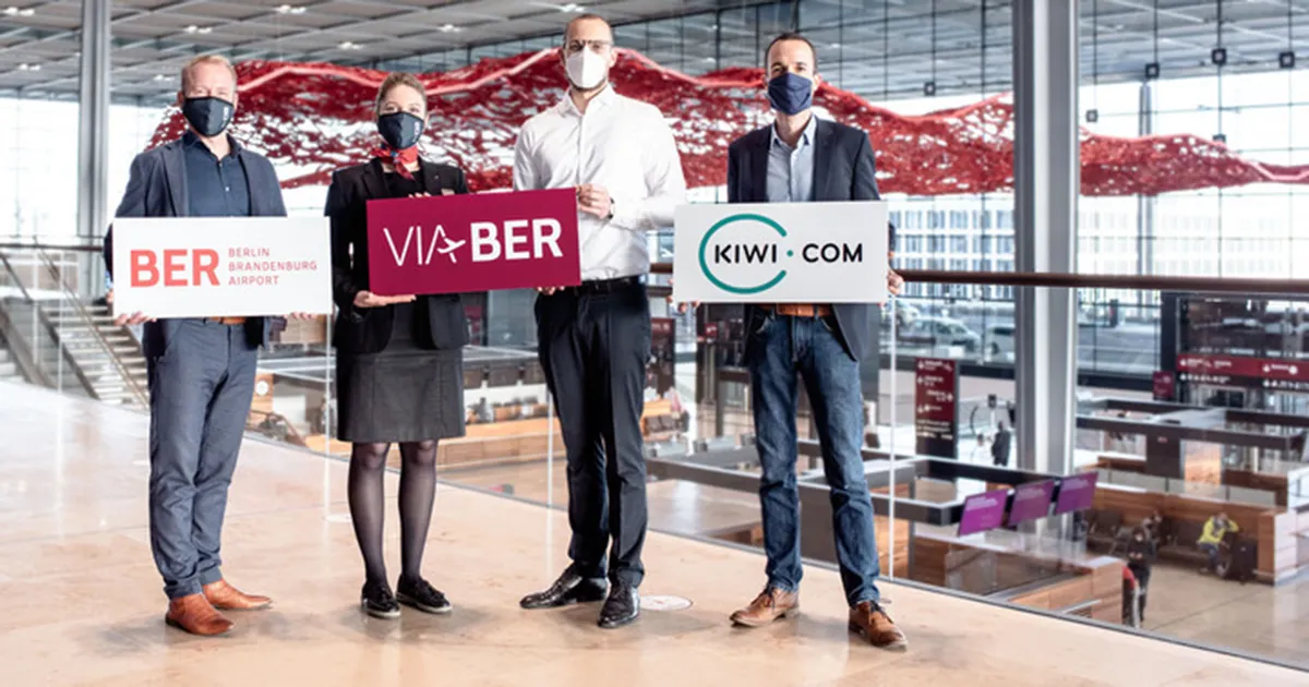 VIA BER – Unique service powered by Kiwi.com for self-connecting passengers at Berlin Brandenburg Airport
