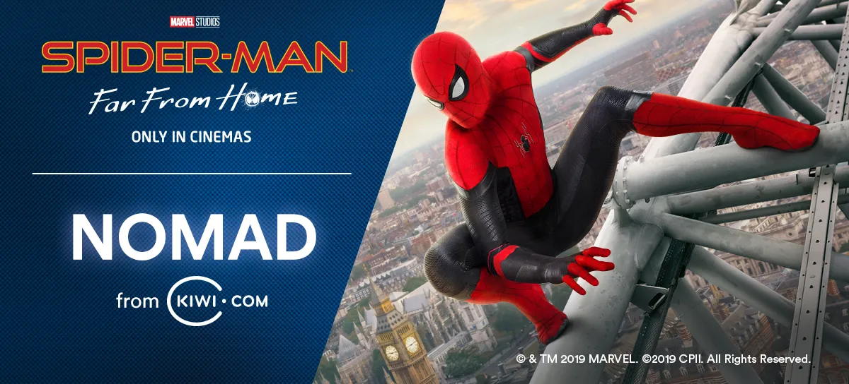 Spider-Man™ and Kiwi.com team up to take fans far from home