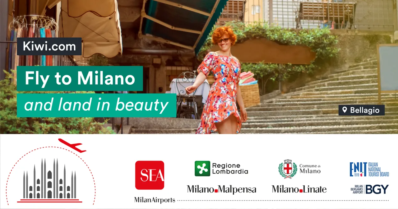 Kiwi.com supports destination campaign to promote Milan and Lombardy