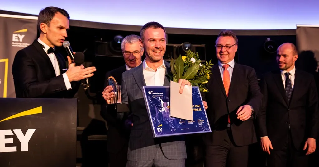 Oliver Dlouhý wins EY Entrepreneur of the Year 2019 in South Moravia