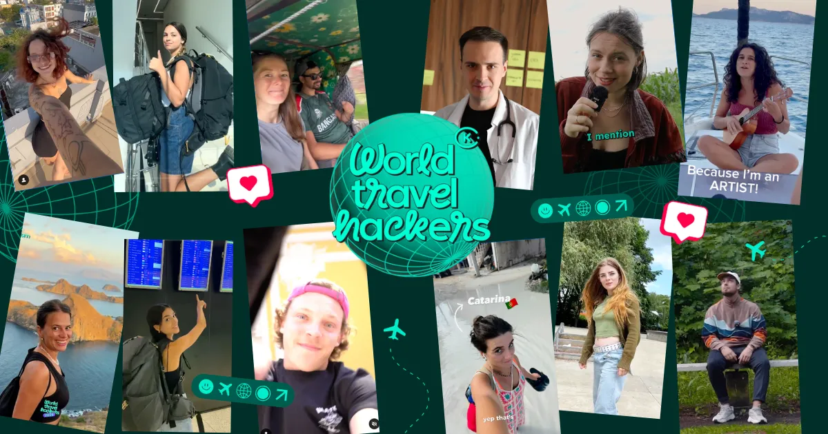 Twelve new content creators and promoters, selected from over 10,000 applicants, to be Kiwi.com World Travel Hackers this summer