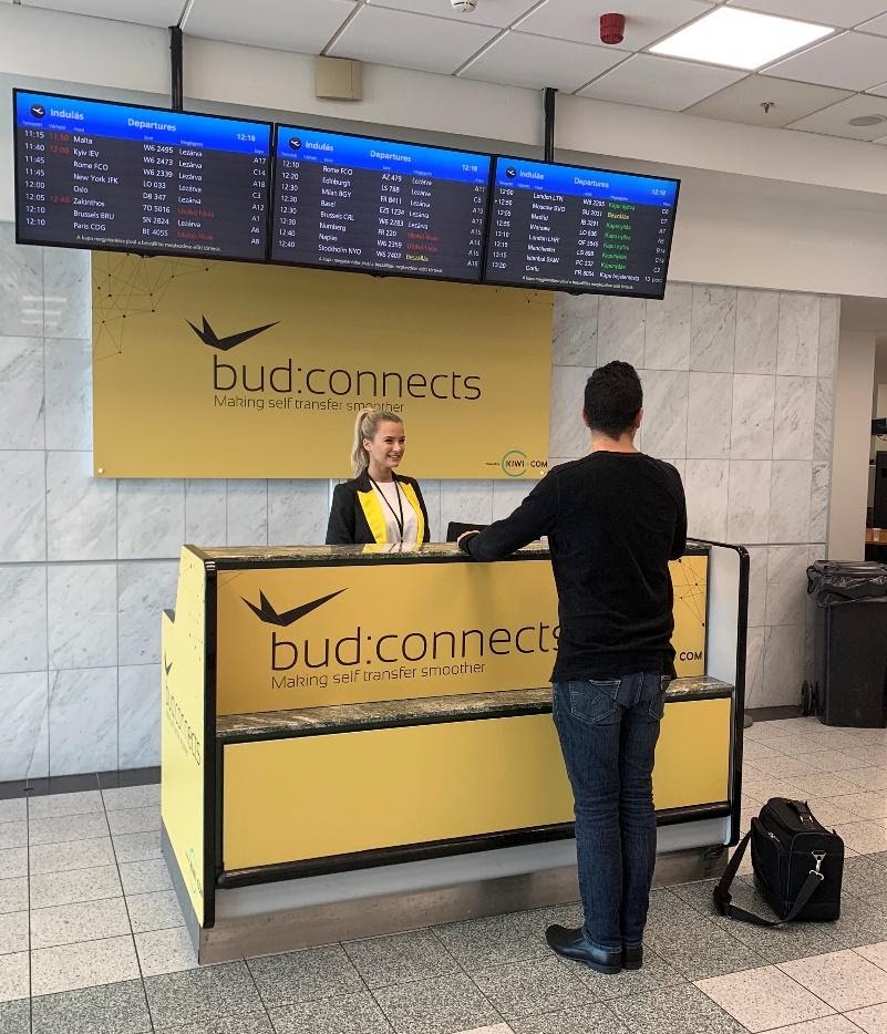 Bud connect Kiwi.com and Budapest airport